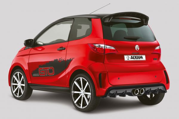 AIXAM - auto od 15 let City City GTO červená zboku 2