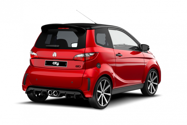 AIXAM - auto od 15 let City City GTO červená zadek