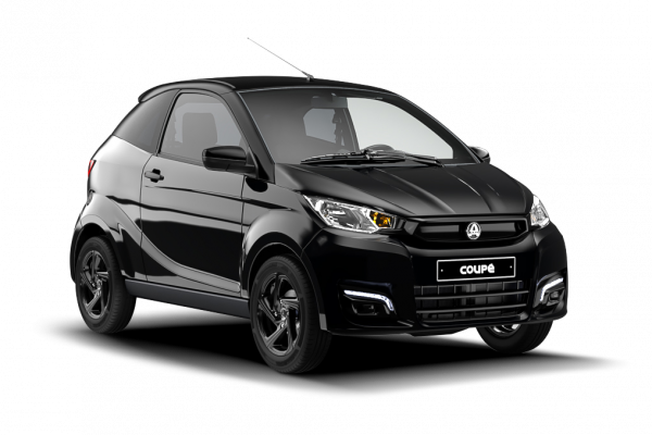 AIXAM - auto od 15 let Coupé Pohled z boku - cupevo černá