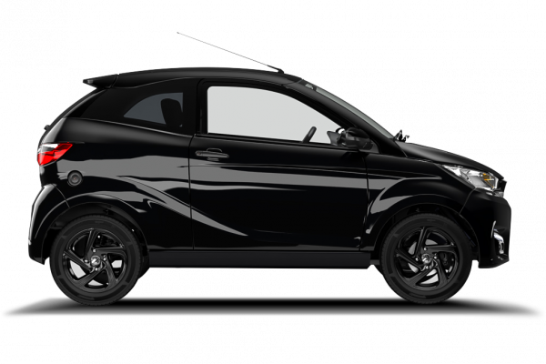 AIXAM - auto od 15 let Coupé Pohled z boku - cupevo černá